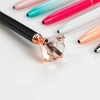 Ballpoint pen, water-based large diamond pen, crystal metal ballpoint pen, gemstone pen, advertising company, diamond metal pen details Picture